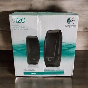 Logitech S-120 2.0 Channel Speakers New